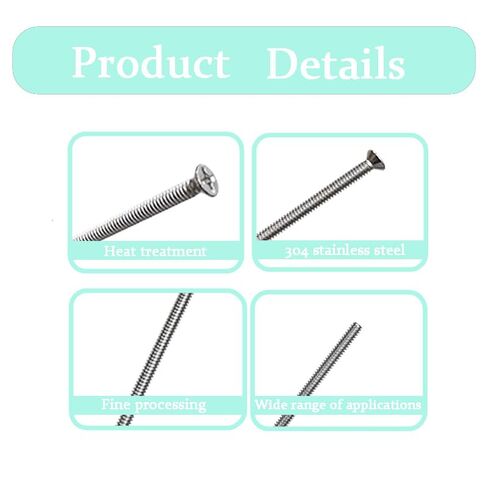50Pcs Extra Long Outlet Screws, 6-32 x 2 Inch Stainless Steel Phillips Flat Head Machine Screws for Electrical Wall Plate, Switch, Receptacle Mounting in Kuwait