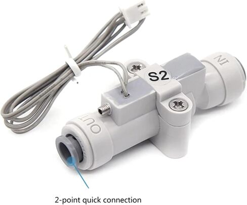 Compact Flow Sensor G1/4"" Liquid Water Flow Sensor Flowmeter Water Flow Switch Suitable for Water Dispenser Purifier in Saudi Arabia