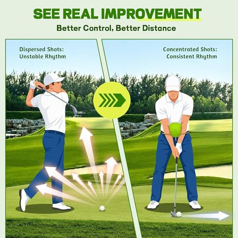 The Connector Golf Swing Trainer for Posture Arm Position Correction Green | Soft memory foam,non-slip surface,corrects chicken wing,slicing and scooping,indoor or outdoor practice,all skill levels in Kuwait