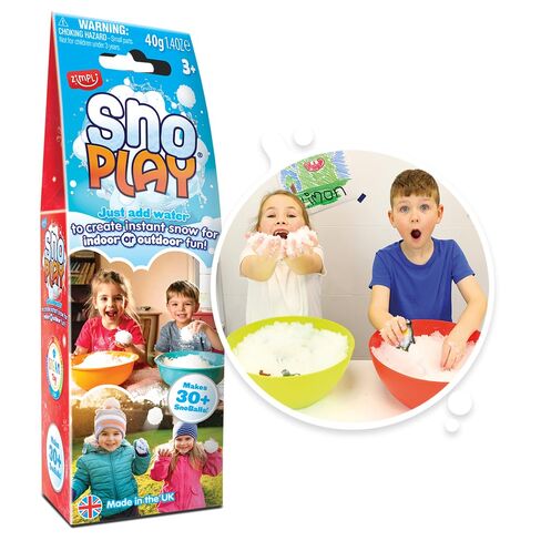 يلعب Snoball Play 2 حزمة من ، وتحويل المياه بطريقة سحرية إلى ثلج فوري مزيف مصطنع ، ولعب الأطفال في الهواء الطلق والداخلي ، وهدية حشو تخزين رائعة للأطفال in Kuwait