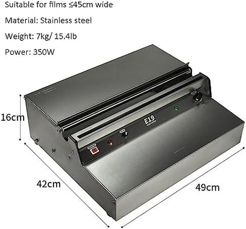Commercial Hand Wrapping Machine, Stainless Steel Cling Film Cutter for Food Packing and Storage in Kuwait
