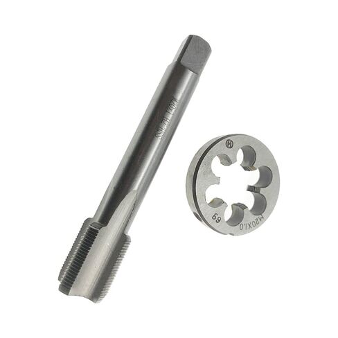 M20x1 Tap Die Set Right Hand RH M20 x 1 Tool Cutting Thread | Straight Fluted Milling Machine in Kuwait