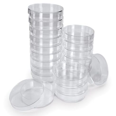 Petri Dishes, Polystyrene, Disposable, Sterile, 100 x 20 mm, Pack of 20 in Kuwait