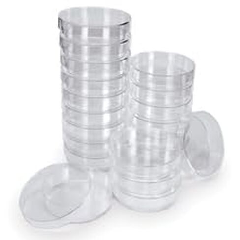 Petri Dishes, Polystyrene, Disposable, Sterile, 100 x 20 mm, Pack of 20 in Kuwait