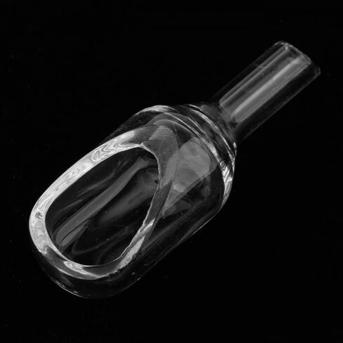قارب وزن زجاجي دائري، مجموعة من 4 مقاسات (XS، S، M، L)، طبق وزن زجاجي بوروسيليكات وقمع نقل للمختبر، شفاف in Kuwait