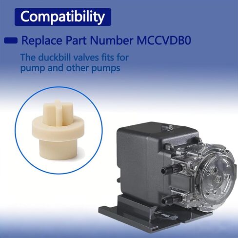 Upgrade MCCVDB0 Check Valve Duckbill Only Replacement for MCCP202 Tube, Compatible with Sten-ner 45, 85, 100 & 170 Series Adjustable & Fixed Pumps, for Regular Maintenance of PUM, 20 Pack in Kuwait