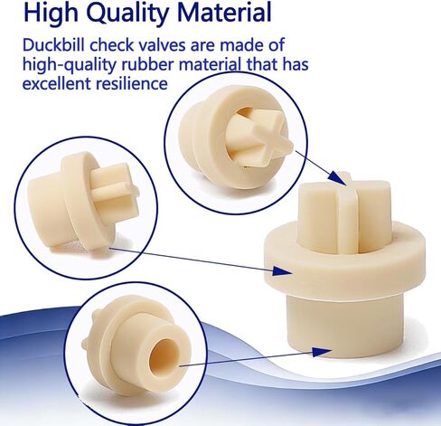 Upgrade MCCVDB0 Check Valve Duckbill Only Replacement for MCCP202 Tube, Compatible with Sten-ner 45, 85, 100 & 170 Series Adjustable & Fixed Pumps, for Regular Maintenance of PUM, 20 Pack in Kuwait