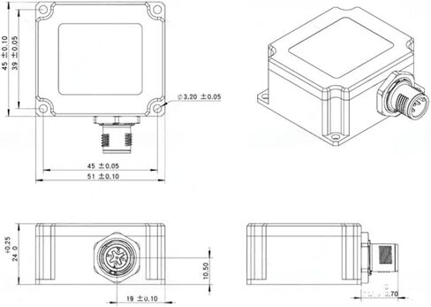 9-Axis Sensor LPMS-IG1 RS485 Inertial Measurement Module in Kuwait