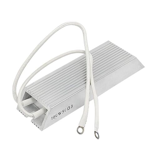 uxcell a11060300ux0178 100W 50 Ohm Aluminum Housed Braking Resistor Resistance, 1.57" Width, 5.12" Length in Kuwait