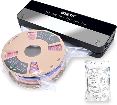 3D Filament Vacuum Sealer for Filament Storage Bags, Auto Completely Sealed, No air Leakage, 3D Printer Filament Storage Bags 30Pcs Vacuum Sealed Kit with 30 Desiccants in Kuwait