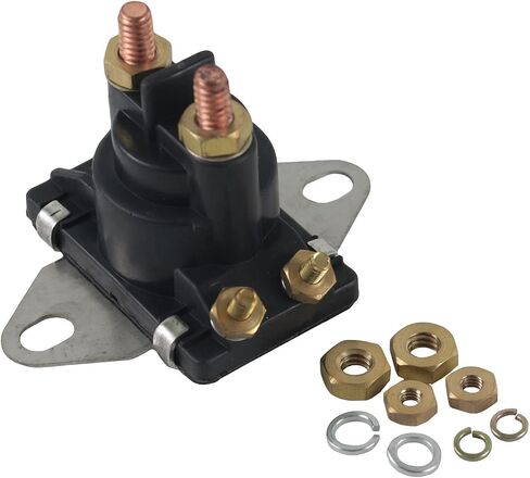 RAREELECTRICAL Starter and Trim Solenoid Compatible with Mercury Mariner Outboard Mercruiser Sterndrive 12V Isolated Base 200Hp 4-Cyl Replaces 89-96054 8996054 89-96054B 18-5816 8M0185149 in Kuwait