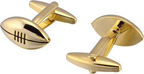 Rugby 18K gold French style shirt cufflinks for men's casual cuffs link buttons sleeve studs in Kuwait