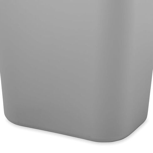 Rubbermaid Commercial Products 2 Pack Resin Wastebasket/Trash Can, 7-Gallon/28-Quart, Gray, Plastic, for Bedroom/Bathroom/Office, Fits Under Desk/Sink/Cabinet in Saudi Arabia
