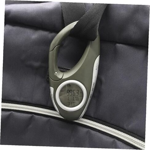 Mountaineering Altimeter Barometer Thermometer Carabiner, Handheld Digital Weather Gauge for Hiking and Outdoor Sports in Kuwait