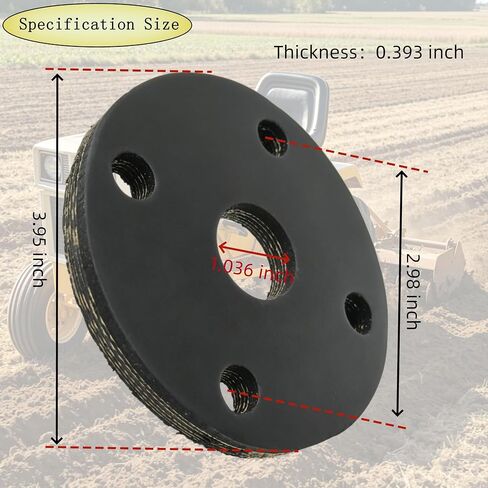 IH-376257-R3 Tractor Drive Shaft Flex Coupling Disc IH-376257-R1 Compatible with 105 107 109 123 125 127 129 147 149 169 Flex Coupling disc Models in Kuwait