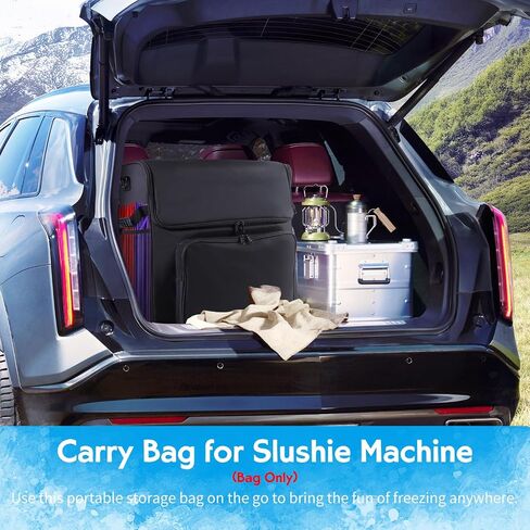 حقيبة تخزين متوافقة مع Ninja SLUSHI Frozen Drink & Slushie حقيبة حمل مقاومة للغبار لآلة Slushie FS301/FS300، جيوب إضافية للملحقات الأخرى، حقيبة تخزين منزلية بمقبض in Kuwait