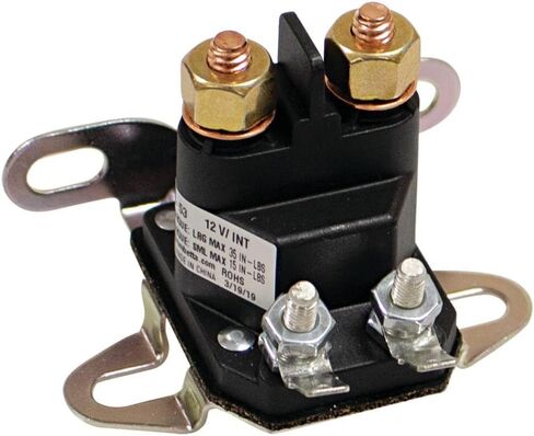 Rareelectrical 4-Pole Starter Solenoid Compatible With John Deere Am130365 Am120265 Craftsman Husqvarna 532146154 Briggs Stratton 5410K Toro Exmark 110167 Ariens Snapper Gravely Honda Lawn Mower in Kuwait