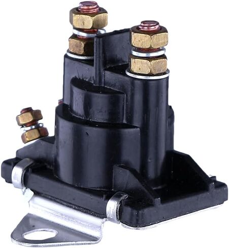 RAREELECTRICAL Power Trim Tilt Solenoid Compatible With Mercruiser Stern Drive 2.0L 3.0L 4.3L 5.0L Plastic Reservoir Trim Pump Replaces Mercury 89-96158T 89-846070 89-94318 Sae J1171 12V 4-Term Marine in Kuwait