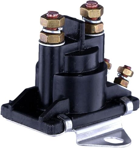 RAREELECTRICAL Power Trim Tilt Solenoid Compatible With Mercruiser Stern Drive 2.0L 3.0L 4.3L 5.0L Plastic Reservoir Trim Pump Replaces Mercury 89-96158T 89-846070 89-94318 Sae J1171 12V 4-Term Marine in Kuwait