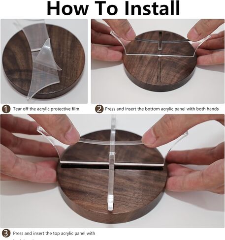 Acrylic Basketball Stand Wood Base, Ball Holder, Display Holder for Baseball, Softball,& Golf Ball, Volleyball in Kuwait