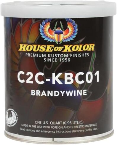 هاوس أوف كولور HOKC2C-KBC01-Q01 1 كوارت. Shimrin Kandy Series Universal Basecoat Brandywine in Kuwait