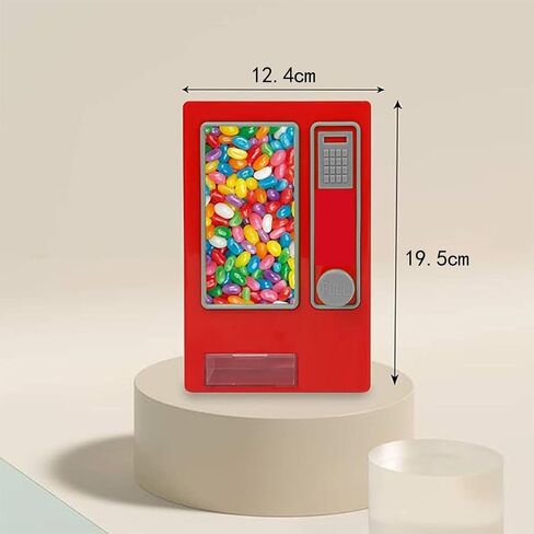 1Pcs Mini Tabletop Vending Machine, Manual Candy & Snack Dispenser with Transparent Compartment for Home, Parties & Desk Organization in Kuwait