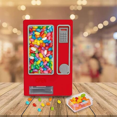 1Pcs Mini Tabletop Vending Machine, Manual Candy & Snack Dispenser with Transparent Compartment for Home, Parties & Desk Organization in Kuwait