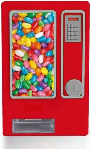 1Pcs Mini Tabletop Vending Machine, Manual Candy & Snack Dispenser with Transparent Compartment for Home, Parties & Desk Organization in Kuwait