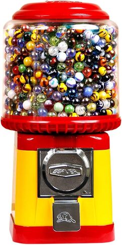 Beaver Vending Machine for Candy - Southern 16 Red Yellow Color Candies Vending Machine Dispenser to Vend Bulk Candy in Kuwait