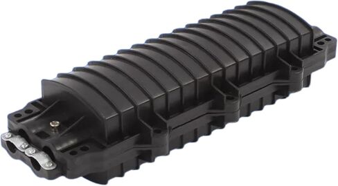 Optical Fiber Distribution Box 12/24/48/72/96/144 core 2 Input Output 45 * 17.5 10cm Black Waterproof FTTH(72 core) in Kuwait