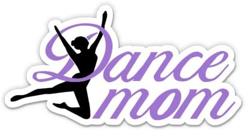 Dance Mom Stickers - 2 Pack - Waterproof Vinyl for Car, Phone, Water Bottle, Laptop - Dance Mom Decals (2-Pack) in Saudi Arabia