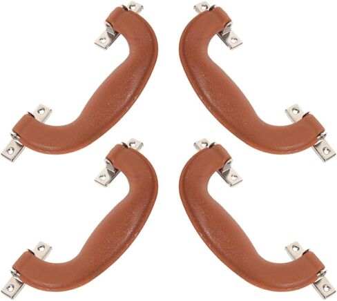 TEHAUX 4pcs Universal Replacement Handles for Travel Cases and Cosmetic Cases with Ergonomic Grip and Metal Plastic Construction, Compatible with Luggage and Toolboxes, Hole Spacing 3.9cm in Kuwait
