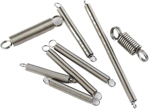 10PCS 0.3mm 304 Stainless Steel Tension Spring, Corrosion Resistant, Durable - Great Elasticity and Precision (80mm,5mm) in Saudi Arabia