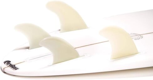 DORSAL Surfboard Fins FlexCore Surfboard Quad Set (4) FUT Base - Glass Filled Natural in Kuwait