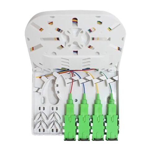4 Port Optical Fiber Panel Box core FTTH Terminal Cassette SC Connector Pigtail(SC) in Kuwait