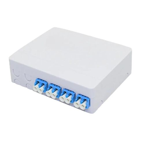 4 Port Optical Fiber Panel Box core FTTH Terminal Cassette SC Connector Pigtail(SC) in Kuwait