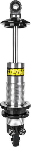 JEGS Double Adjustable Coil-Over Front or Rear Shock | Compressed Height: 13" | Extended Height: 19.5" | Ride Height: 16" to 16-3/4" | Stroke: 6.51" | Spring Length: 14" in Kuwait