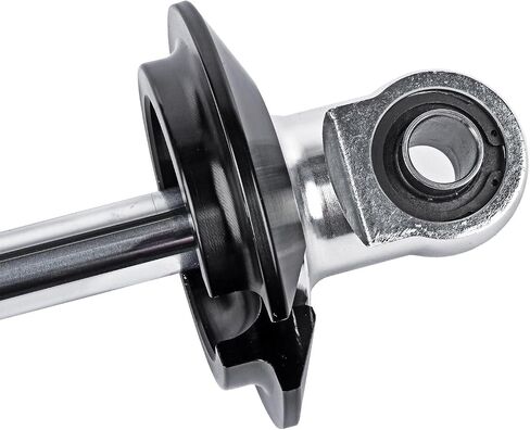 JEGS Double Adjustable Coil-Over Front or Rear Shock | Compressed Height: 13" | Extended Height: 19.5" | Ride Height: 16" to 16-3/4" | Stroke: 6.51" | Spring Length: 14" in Kuwait