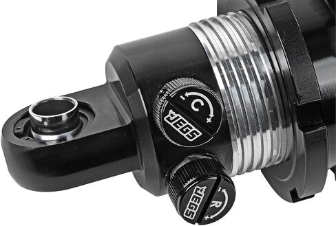 JEGS Double Adjustable Coil-Over Front or Rear Shock | Compressed Height: 13" | Extended Height: 19.5" | Ride Height: 16" to 16-3/4" | Stroke: 6.51" | Spring Length: 14" in Kuwait