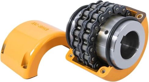 1PC KC4014 Sprocket Gear Chain Coupler with Cover 12/12.7/14/15/16/17/18/19/20/22/24/25.4/28mm Roller Chain Coupling(12.7x22) in Kuwait