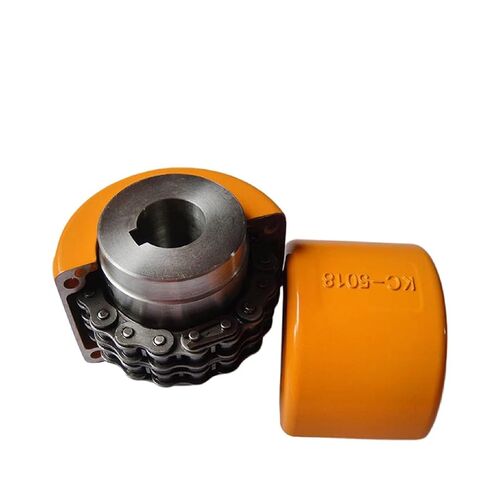 KC5016 قارنة توصيل سلسلة التروس المسننة مع غطاء لسلاسل الأسطوانة مقاس 16-40 مم - هيكل فولاذي متين (16 × 17) in Kuwait