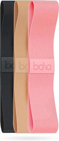 أربطة مقاومة Bala Bands للنساء والرجال - أربطة تمرين قماشية للتمرين - المعصم والكاحل والساقين وأشرطة الغنائم - أربطة مقاومة للتمرين لليوجا والبيلاتيس وتدريبات القوة in Kuwait