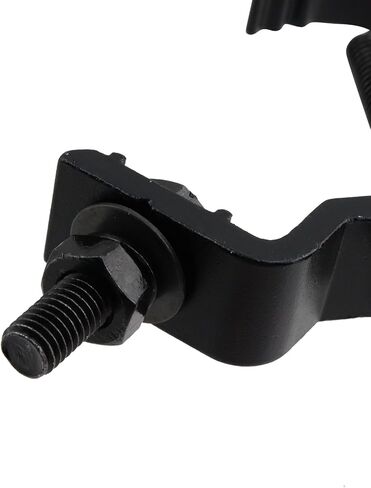 Oedema 6 Pcs Stage Lighting Clamps Heavy Duty Alloy Truss Clamp Hanger for DJ Projector Par Spotlight Moving Head Light, Perfect Fit for Tube OD 30-52mm, Black in Kuwait