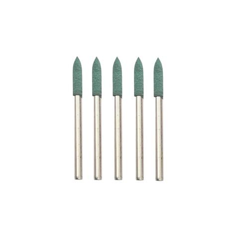 5/10Pcs Rubber Abrasive 3mm Shank Grinding Head for Mold Metal Polishing Rotary Tools(3mm Taper 10PCS) in Kuwait