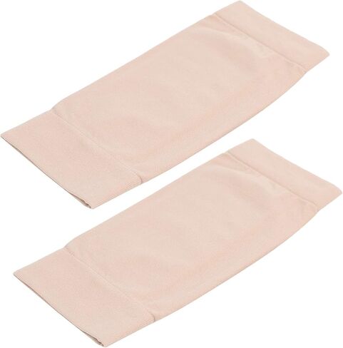 1 Pair Elastic Padded Compression Ankle Socks, Protective Heel Sleeves for Sports Fitness, Soft Breathable Nylon Material, High Performance Cushion Design, Prevents Ankle Bruising in Kuwait