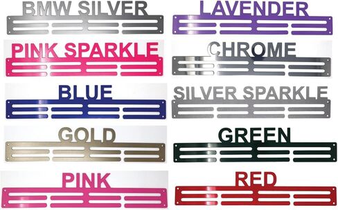 Personalized Steel Medal Hanger 20". Custom Text, Color and Images. Dance, Gymnastics, Running, Soccer, Pickleball, Karate, Baseball, Golf, Hockey, More! in Kuwait