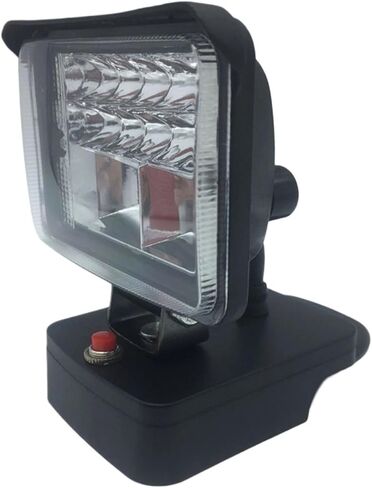 18V Portable LED Work Light Outdoor Portable Flashlight Waterproof High Power Lamp Compatible for Lithium Battery in Saudi Arabia