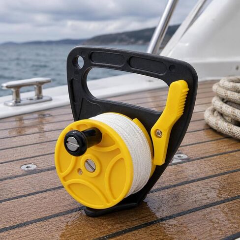 Diving Hand Reel Side Crank Scuba Reel Frame Underwater Equipment for Boat Use in Kuwait