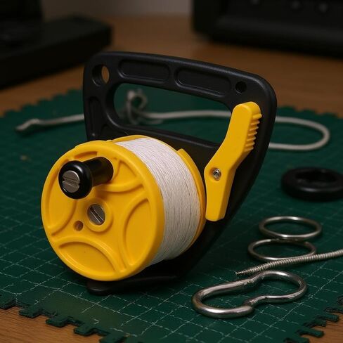 Diving Hand Reel Side Crank Scuba Reel Frame Underwater Equipment for Boat Use in Kuwait