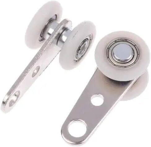 2Pcs Curtain Pulleys - Sliding Door Rollers, Hanging Track Wheel Blocks for Cabinets, Windows, Door(A1) in Kuwait